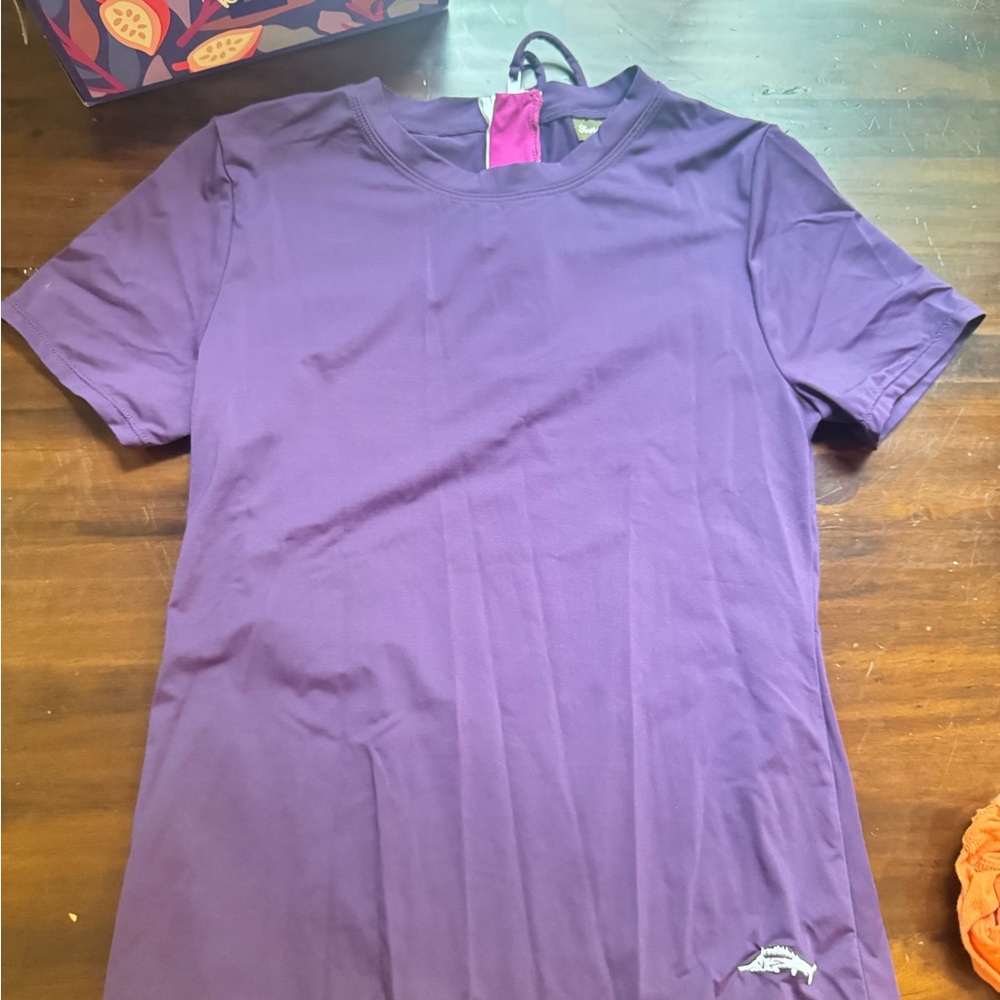 Tommy Bahama Purple and Pink rash guard
